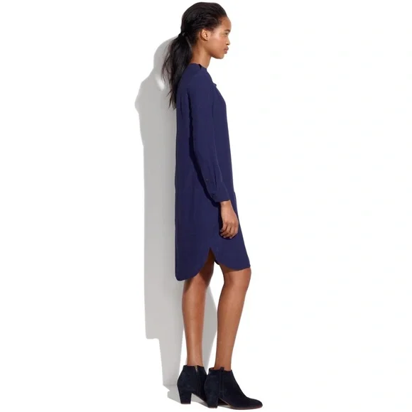 MADEWELL Navy Cargo Tunic Dress size Medium - Picture 2 of 12